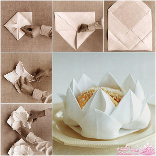 آموزش دستمال سفره